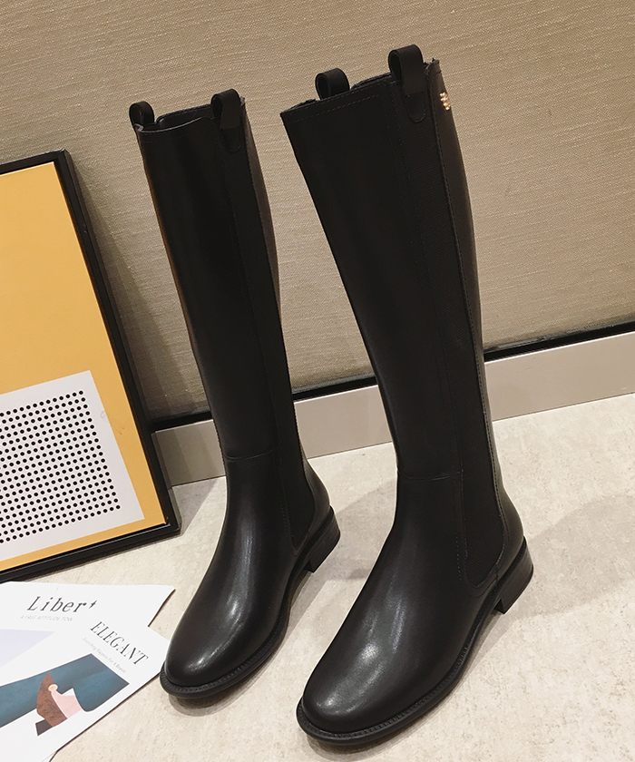 ブーツ レディース 秋 冬 ロング 厚底 カジュアル ファッション シンプル 高見え 旅行 サイドゴアロングブーツ 韓国コーデ きれいめ 