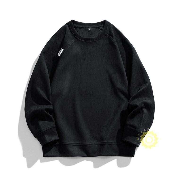 長袖トレーナー 無地 メンズ 微起毛 トレーナー 厚手 秋服 丸首 通勤 スウェットシャツ プルオーバー カジュアル シンプル お兄系 冬服 春服 トップス 