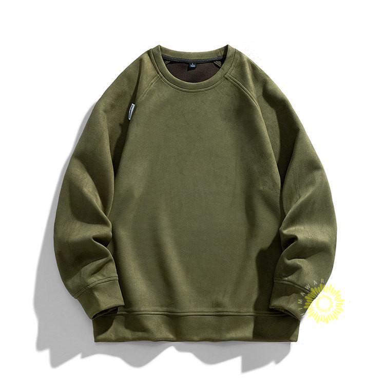 長袖トレーナー 無地 メンズ 微起毛 トレーナー 厚手 秋服 丸首 通勤 スウェットシャツ プルオーバー カジュアル シンプル お兄系 冬服 春服 トップス 