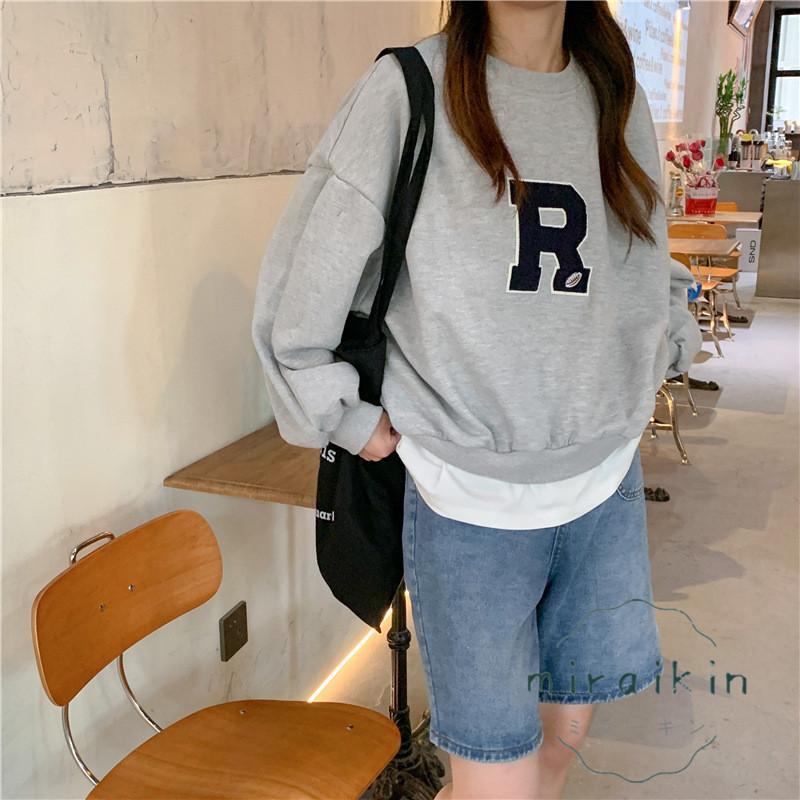 トレーナー プルオーバー レディース ロゴトレーナー トップス ラウンドネック 秋冬 大人 50代 秋服 20代 30代 40代 おしゃれ カジュアル 冬服 長袖 