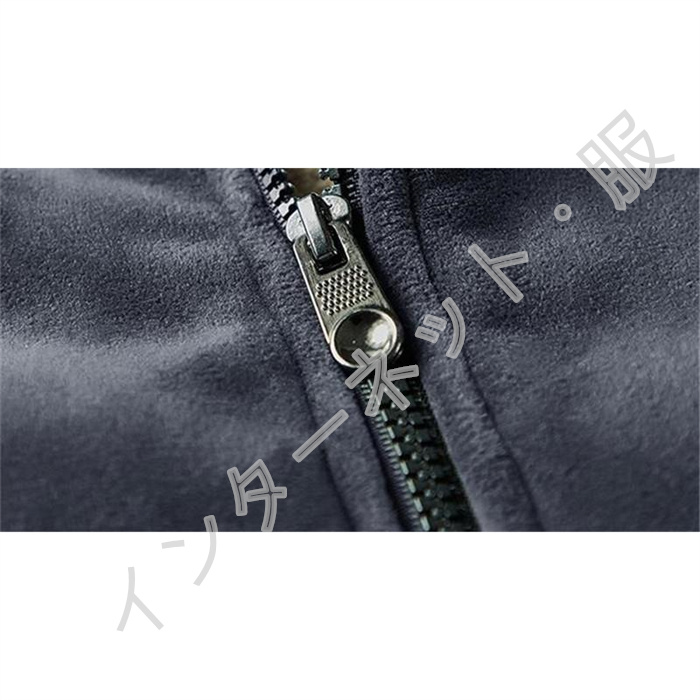 ボアジャケット メンズ フリースジャケット 裏ボア ブルゾン アウター 厚手 防寒 冬服 送料無料 暖か もこもこ 大きいサイズ フード付き ゆったり 