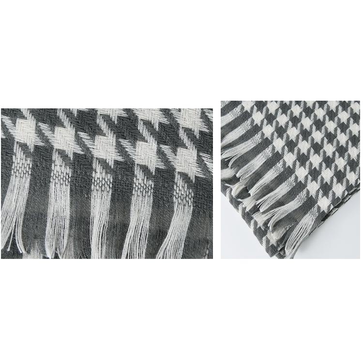 ストール 千鳥格子 大判 チェックストール 秋冬 防寒 ギフト プレゼント ひざ掛け メンズ レディース かわいい ショール 肩掛け おしゃれ 