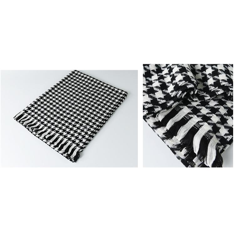 ストール 千鳥格子 大判 チェックストール 秋冬 防寒 ギフト プレゼント ひざ掛け メンズ レディース かわいい ショール 肩掛け おしゃれ 