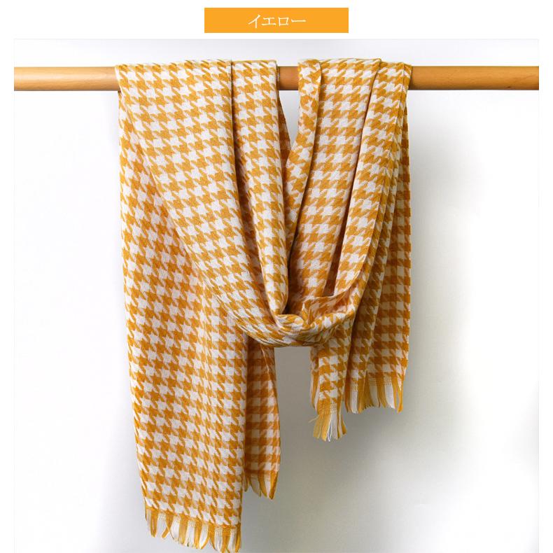 ストール 千鳥格子 大判 チェックストール 秋冬 防寒 ギフト プレゼント ひざ掛け メンズ レディース かわいい ショール 肩掛け おしゃれ 