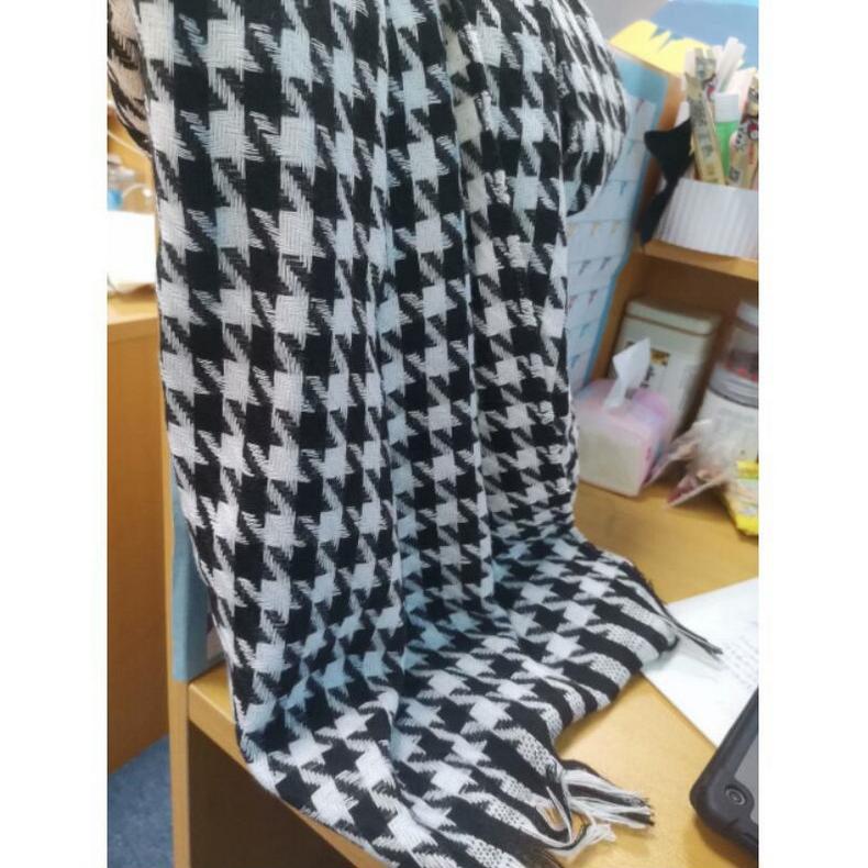 ストール 千鳥格子 大判 チェックストール 秋冬 防寒 ギフト プレゼント ひざ掛け メンズ レディース かわいい ショール 肩掛け おしゃれ 