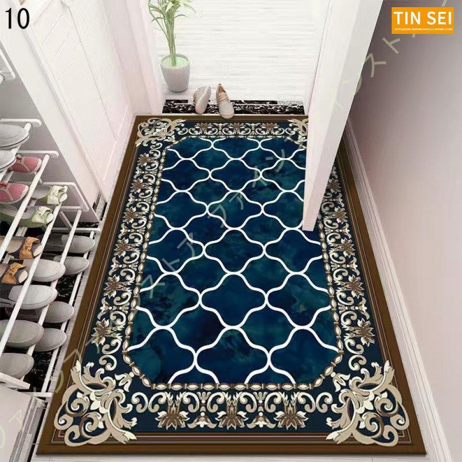 玄関クリーンマット石タイル調 オーロラ 長方形 屋外 水洗い 汚れ落とし 玄関クリーンマット 滑り止め 汚れ落とし 滑り止め 個性的な柄 レトロ ドアマット 