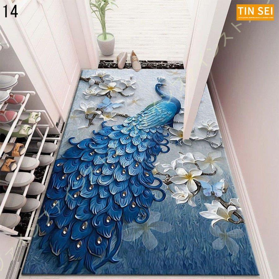 玄関クリーンマット石タイル調 オーロラ 長方形 屋外 水洗い 汚れ落とし 玄関クリーンマット 滑り止め 汚れ落とし 滑り止め 個性的な柄 レトロ ドアマット 