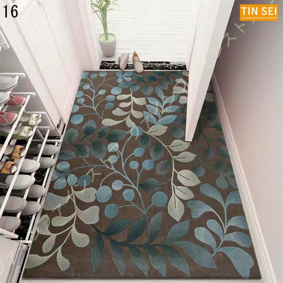 玄関クリーンマット石タイル調 オーロラ 長方形 屋外 水洗い 汚れ落とし 玄関クリーンマット 滑り止め 汚れ落とし 滑り止め 個性的な柄 レトロ ドアマット 