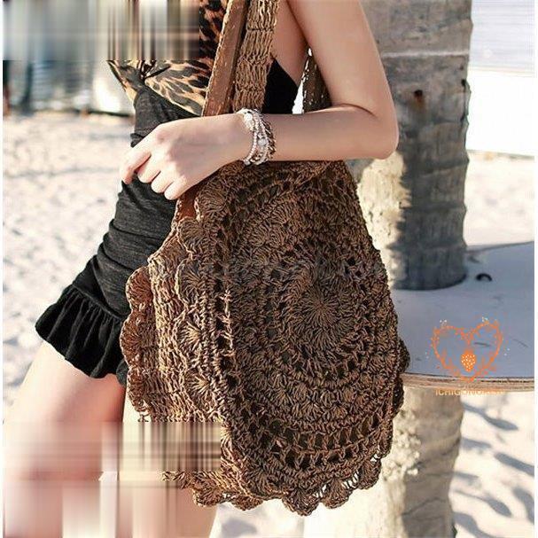 かごバッグ レディース トートバッグ ショルダーバッグ レース 肩掛け ストローバッグ 遠足 手提げバッグ 旅行 ハンドバッグバスケット 