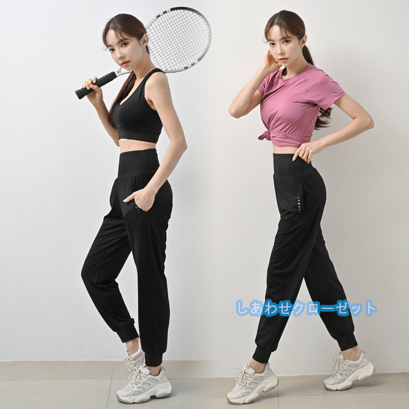 ヨガウェア レディース トップス 半袖 Tシャツ ホットヨガ かわいい 吸汗 ランニングウェア 速乾 おしゃれ フィットネス スポーツウェア 