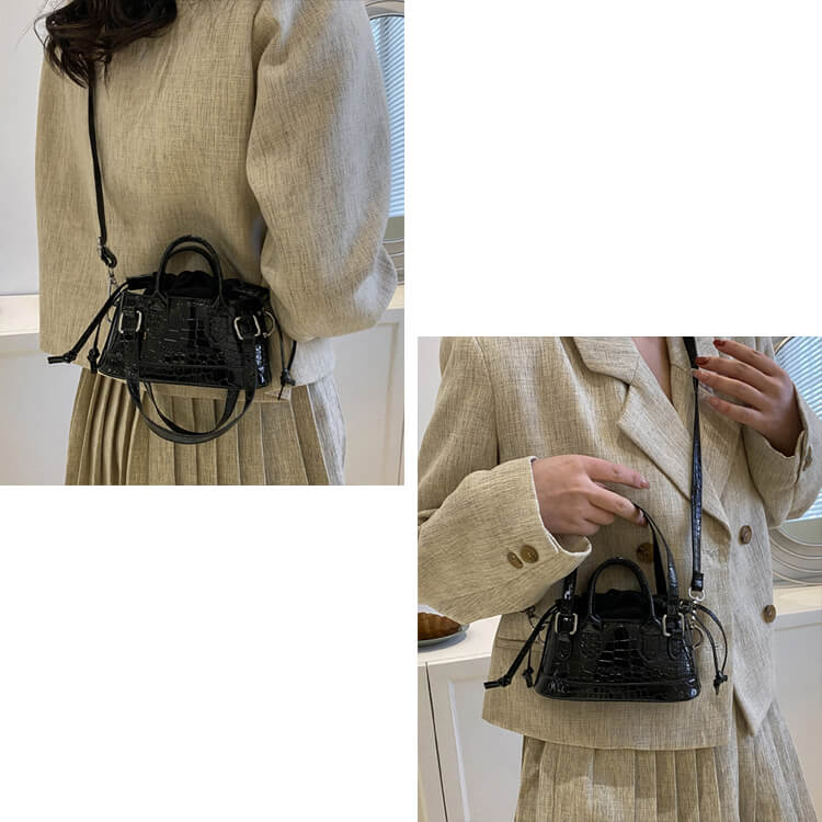 全品送料無料一部除く クロコ柄 3WAY マイクロミニバッグ ショルダー レディース おしゃれ 韓国 プチプラ 