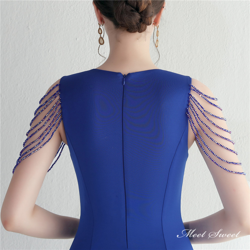 カラードレス マーメイドドレス パーティードレス ビーズ イブニングドレス ウェディングドレス サテン 二次会 ウエディングドレス ファスナー 発表会 結婚式 