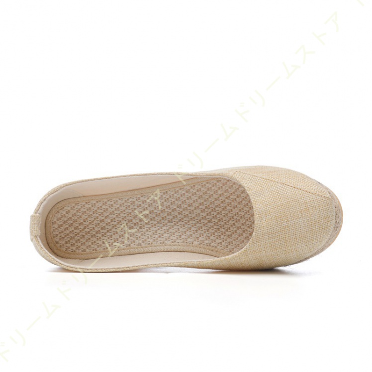 柔らかい パンプス ラウンドトゥ 5CM ウェッジソール レディース フォーマル 結婚式 通勤 かわいい 秋 夏 疲れない 春 無地 宴会 美脚 ジュート 女性 防滑 