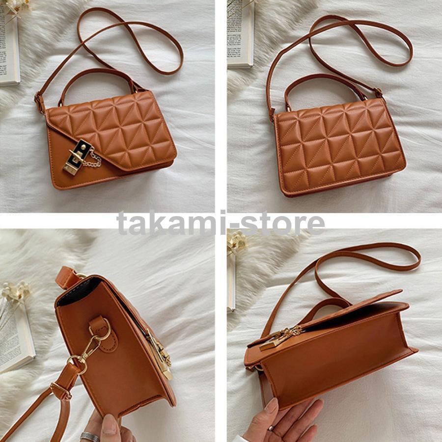 キルティングバッグショルダー PUレザー  
