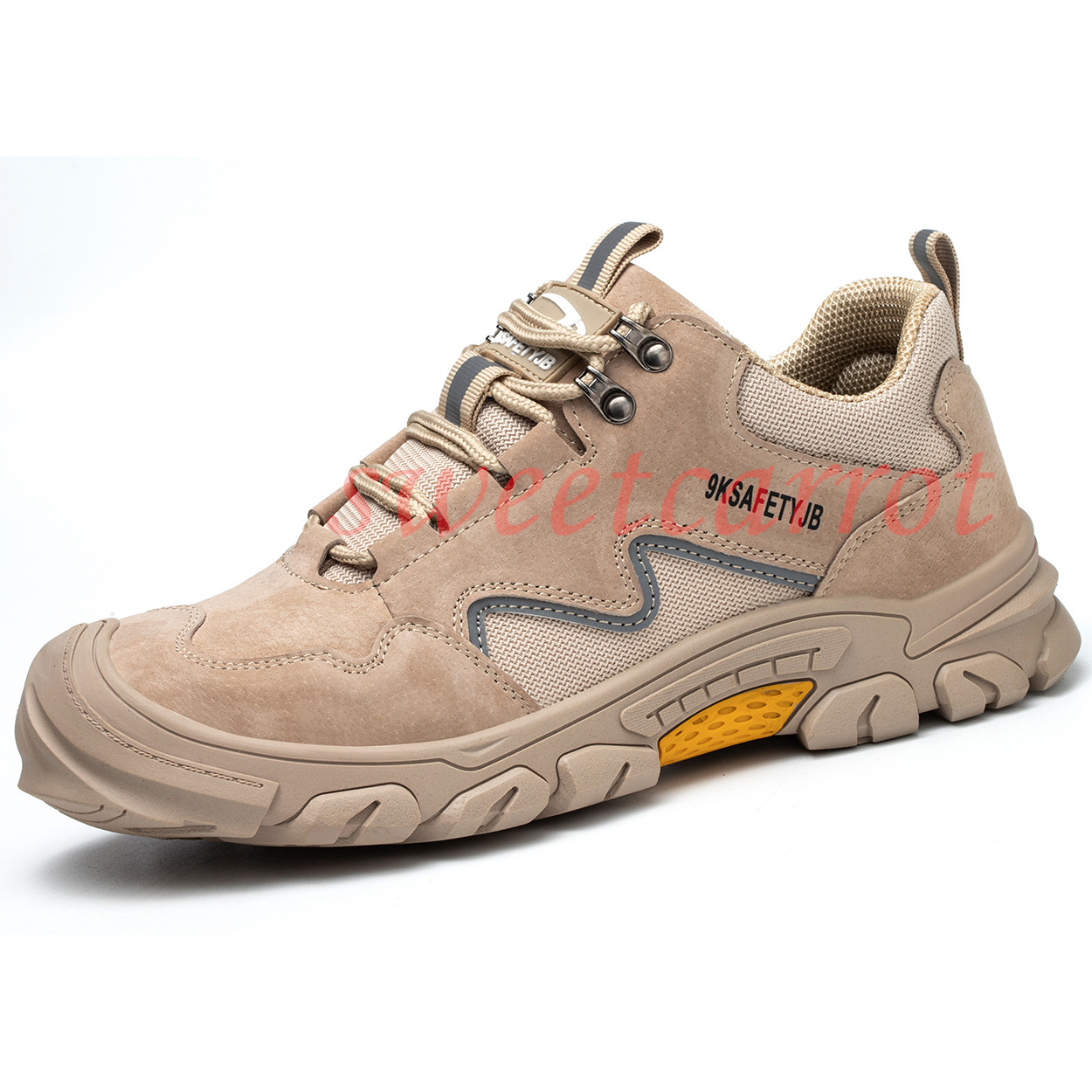 3COLOR 作業靴 滑り止め 安全靴 メンズ おしゃれ 踏み抜き防止 通気 つま先保護 安全保護 スニーカー 夏 四季 作業用品 工業用品 