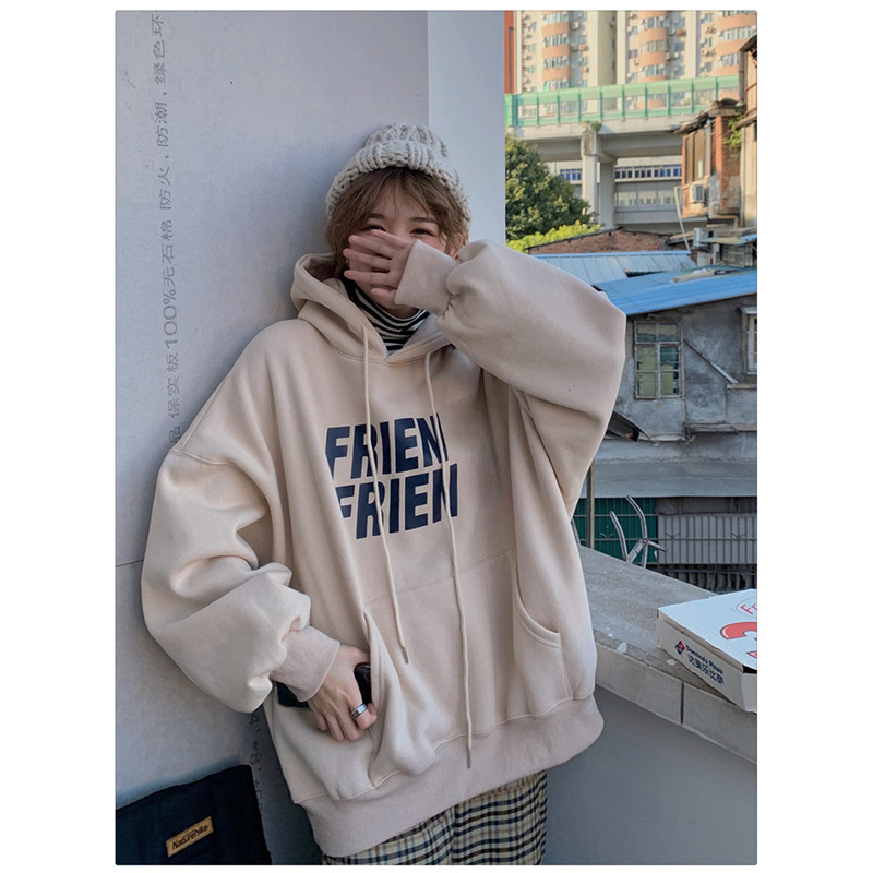 レディース フード付き 大きいサイズ 春秋トップス ルームウェア かわいい スウェットアウター おしゃれ ゆったり プルオーバービッグシルエット 