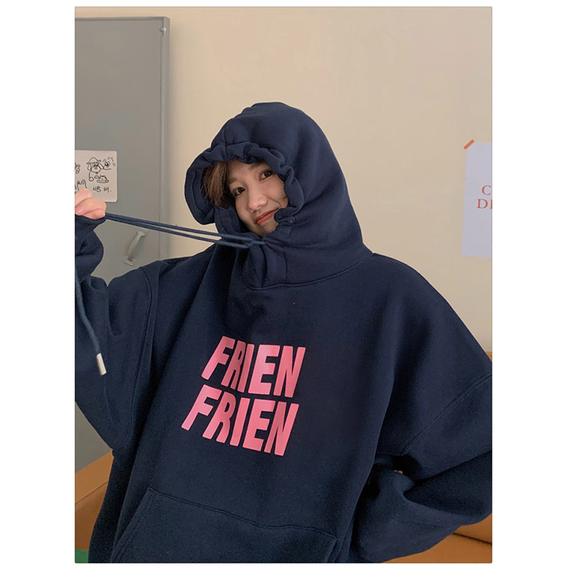 レディース フード付き 大きいサイズ 春秋トップス ルームウェア かわいい スウェットアウター おしゃれ ゆったり プルオーバービッグシルエット 