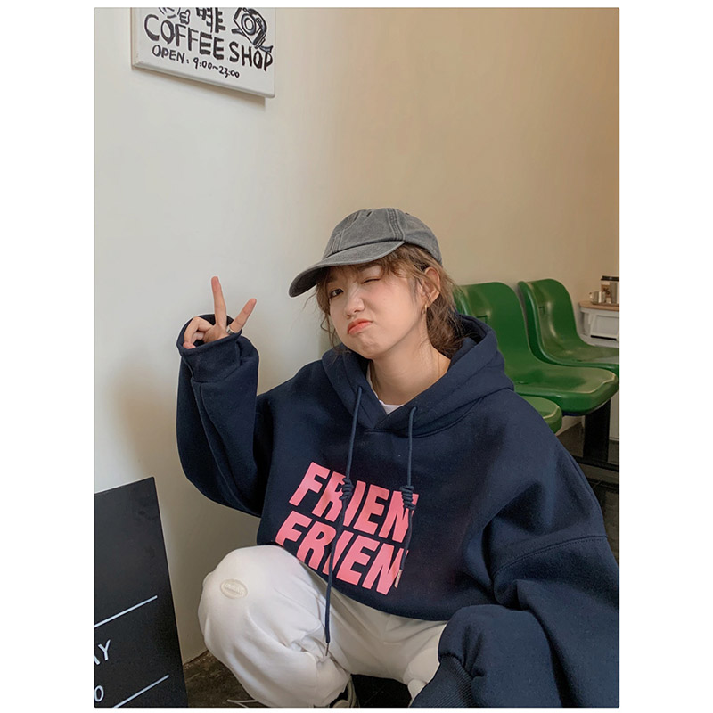 レディース フード付き 大きいサイズ 春秋トップス ルームウェア かわいい スウェットアウター おしゃれ ゆったり プルオーバービッグシルエット 