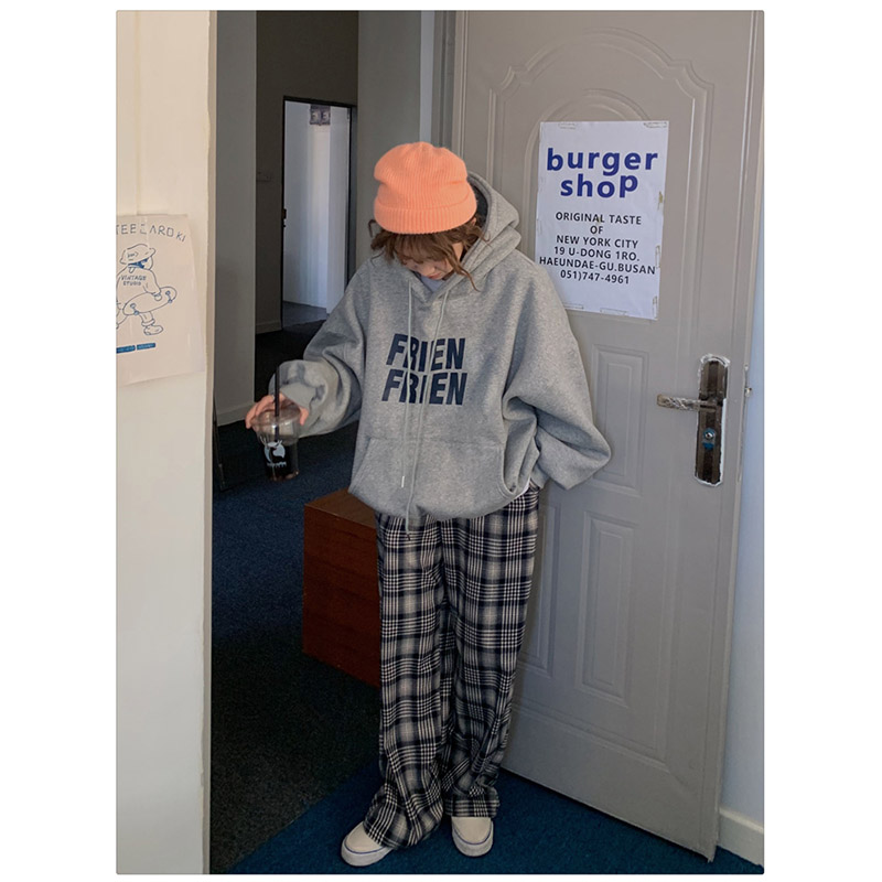 レディース フード付き 大きいサイズ 春秋トップス ルームウェア かわいい スウェットアウター おしゃれ ゆったり プルオーバービッグシルエット 