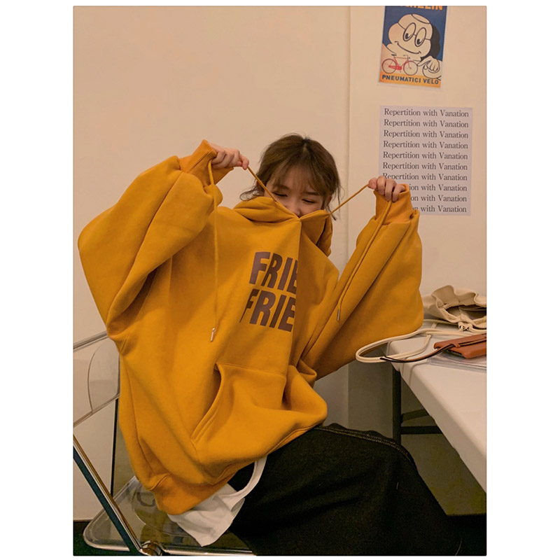 レディース フード付き 大きいサイズ 春秋トップス ルームウェア かわいい スウェットアウター おしゃれ ゆったり プルオーバービッグシルエット 