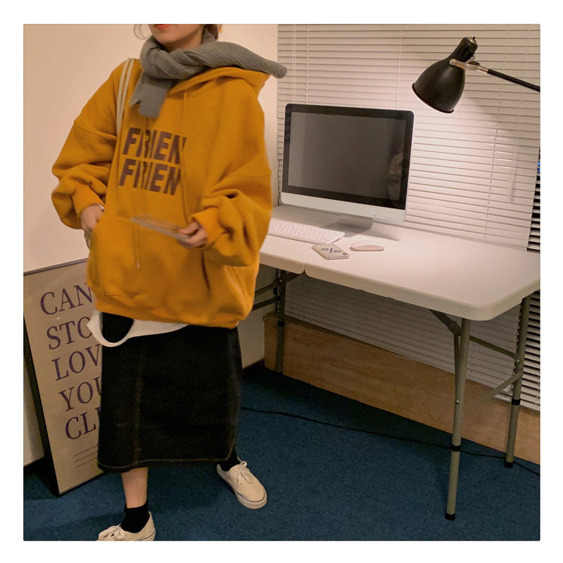 レディース フード付き 大きいサイズ 春秋トップス ルームウェア かわいい スウェットアウター おしゃれ ゆったり プルオーバービッグシルエット 