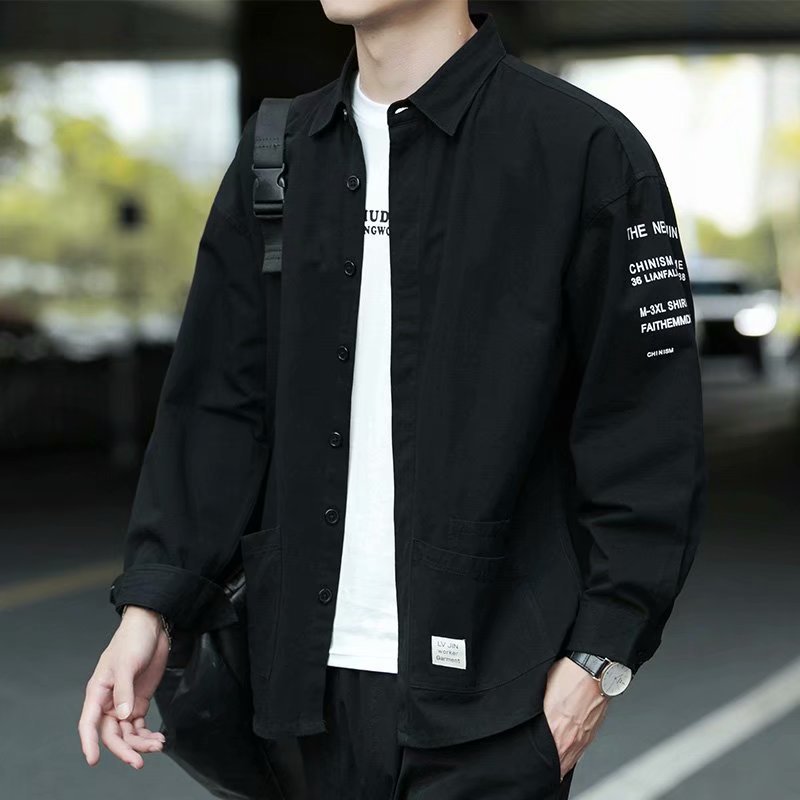 シャツ メンズ 長袖 カジュアルシャツ おしゃれ ミリタリーシャツ はおり シャツジャケット 春服 秋服 綿100％ ビジネス 