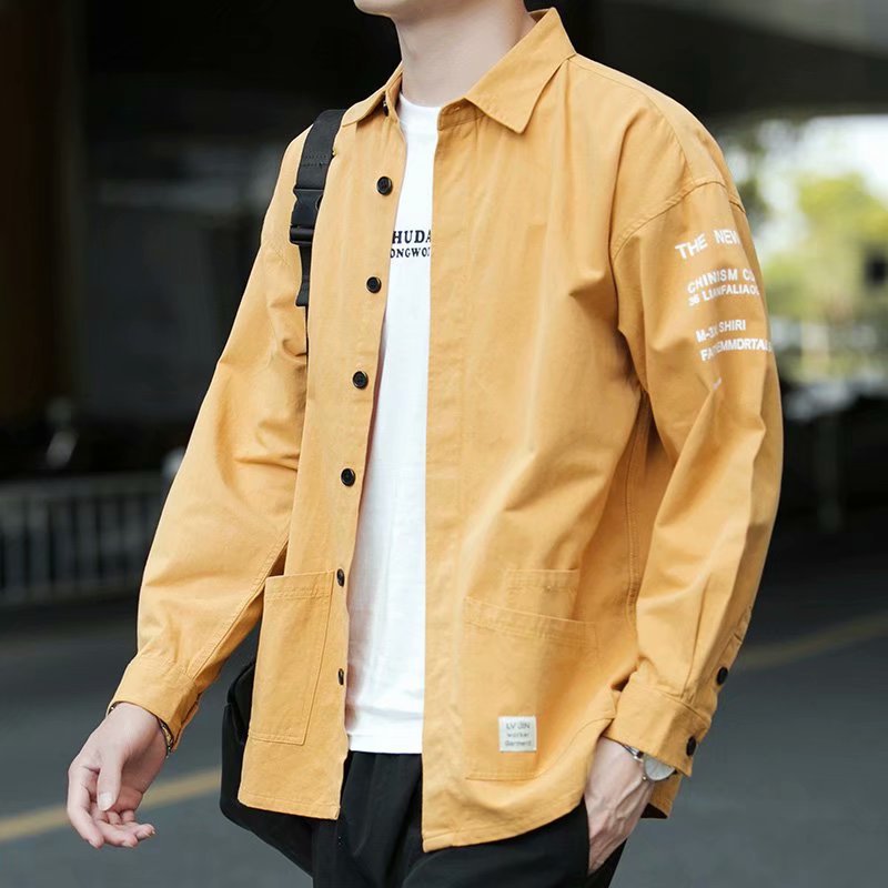 シャツ メンズ 長袖 カジュアルシャツ おしゃれ ミリタリーシャツ はおり シャツジャケット 春服 秋服 綿100％ ビジネス 