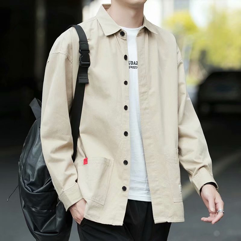 シャツ メンズ 長袖 カジュアルシャツ おしゃれ ミリタリーシャツ はおり シャツジャケット 春服 秋服 綿100％ ビジネス 