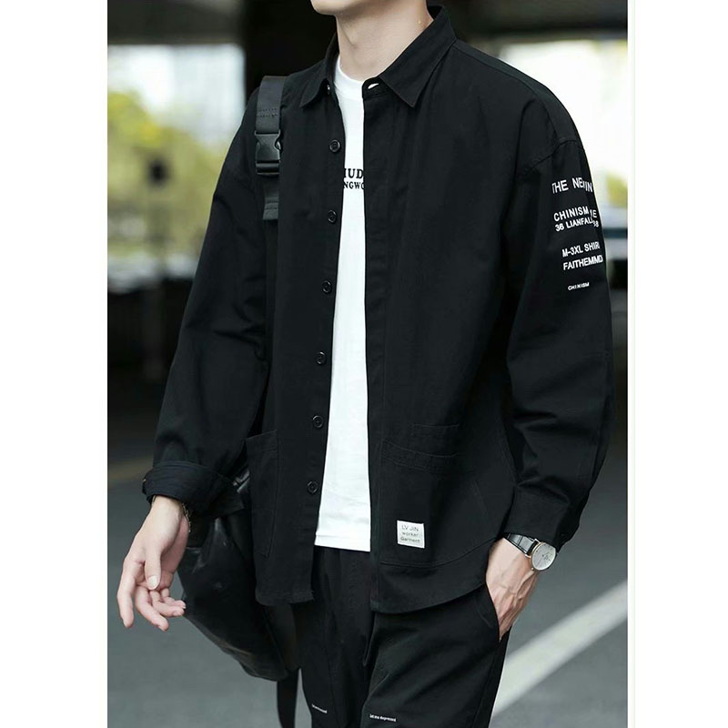 シャツ メンズ 長袖 カジュアルシャツ おしゃれ ミリタリーシャツ はおり シャツジャケット 春服 秋服 綿100％ ビジネス 