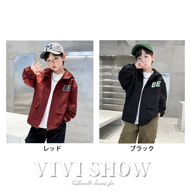 キッズ アウター 長袖 トップス シンプル フードつき おしゃれ 着やすい ゆったり ハイネック あわせやすい カジュアル ジッパー 動きやすい 