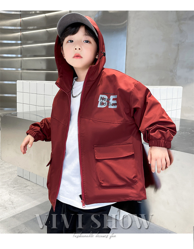 キッズ アウター 長袖 トップス シンプル フードつき おしゃれ 着やすい ゆったり ハイネック あわせやすい カジュアル ジッパー 動きやすい 