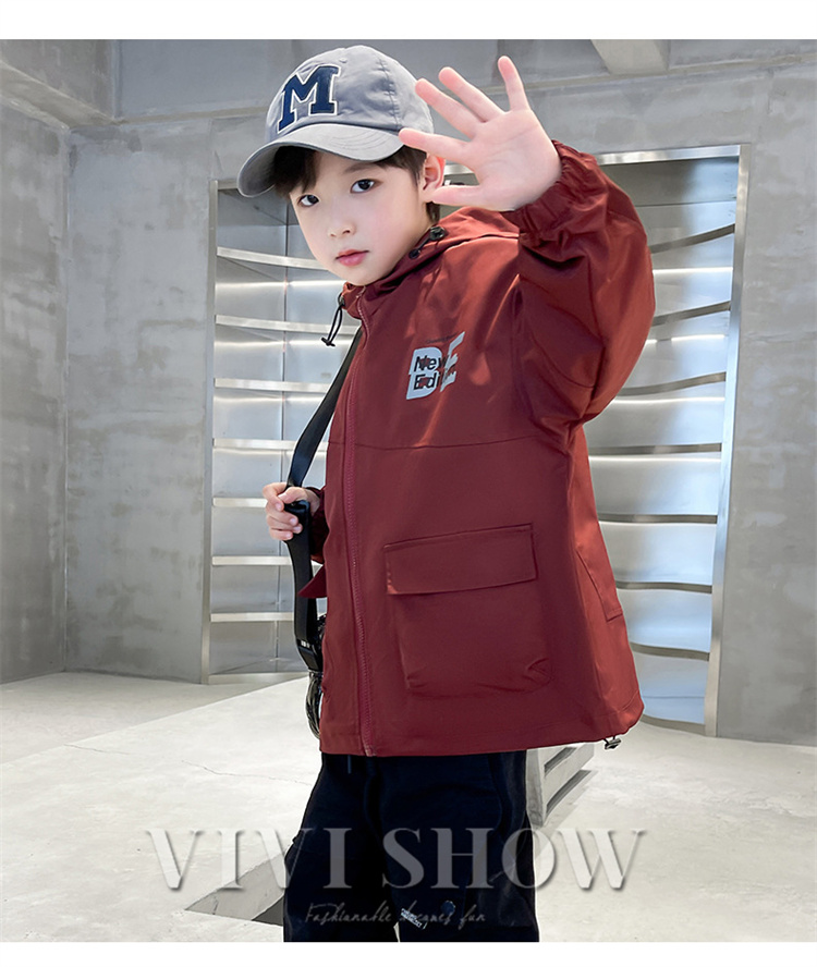 キッズ アウター 長袖 トップス シンプル フードつき おしゃれ 着やすい ゆったり ハイネック あわせやすい カジュアル ジッパー 動きやすい 