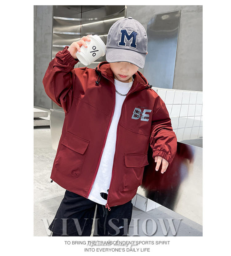 キッズ アウター 長袖 トップス シンプル フードつき おしゃれ 着やすい ゆったり ハイネック あわせやすい カジュアル ジッパー 動きやすい 