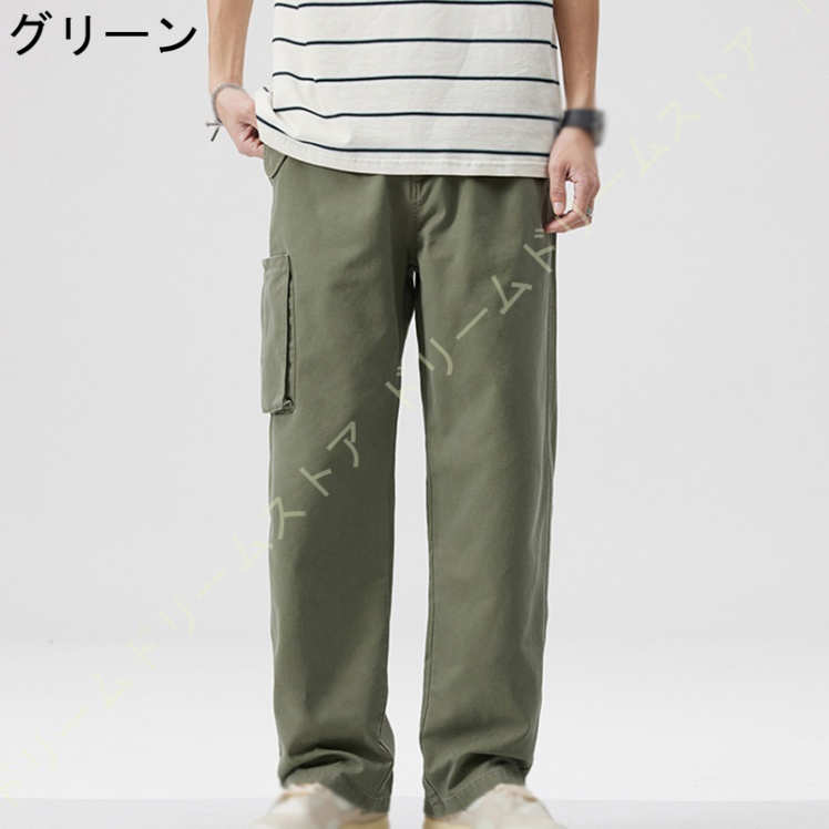 カーゴパンツ メンズ ゆったり ポケット カーゴパンツ ミリタリーパンツ ズボン ヒップホップ パンツ かっこいい 衣装 カーゴ 黒 ストリート系 ダンス 