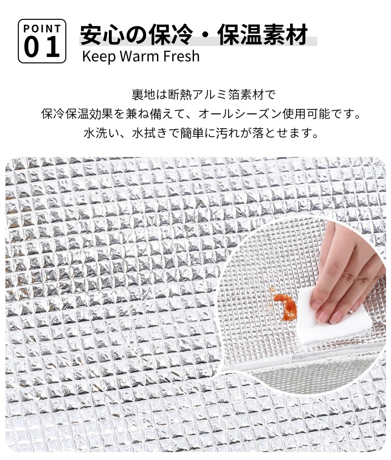 ランチバッグ 保冷 保温 お弁当袋 ランチトート 巾着型 巾着袋 撥水 ペットボトル 学童弁当 買い物袋 レディース エコバッグ 子供 メンズ キッズ お弁当 
