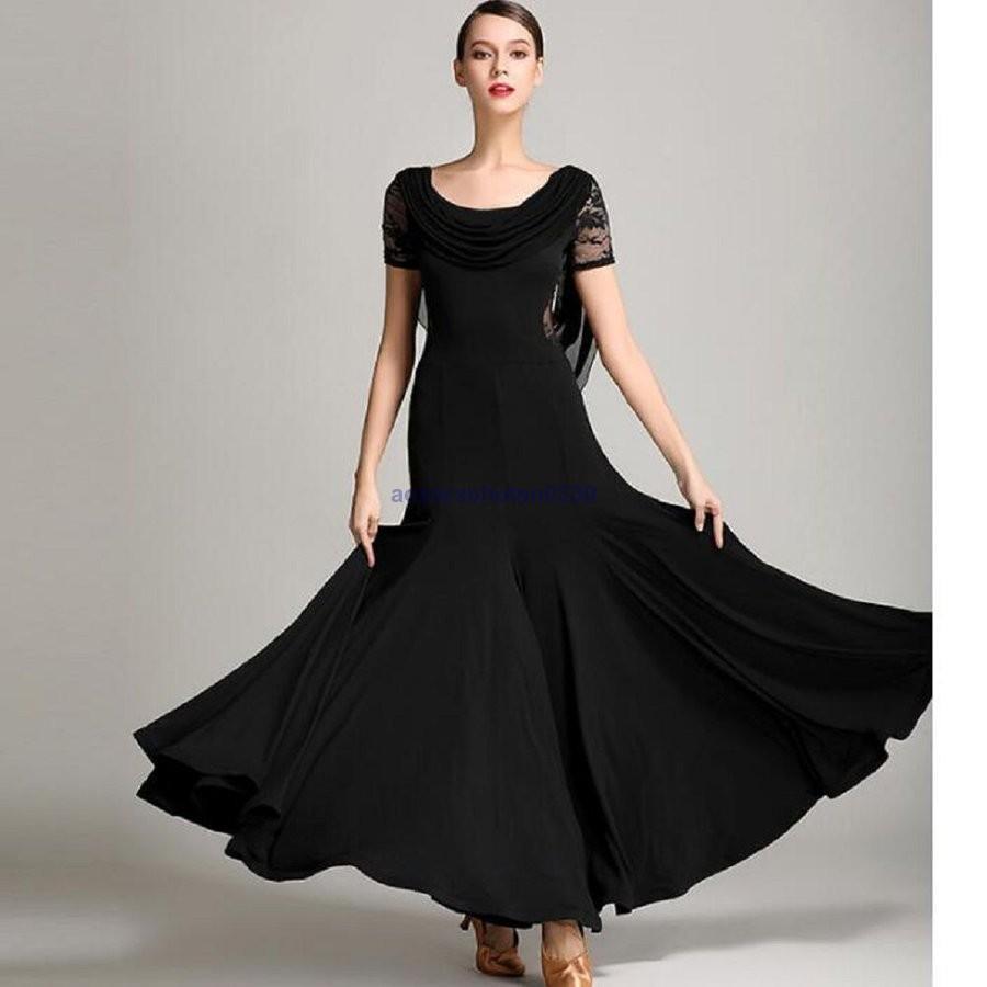 社交ダンス ドレス ワンピース 大きい裾 モダン ラテン ラテンドレス タンゴ ドレス 衣装 ダンス衣装 衣装 社交ダンス ダンス 全4色 ワンピース 練習着 