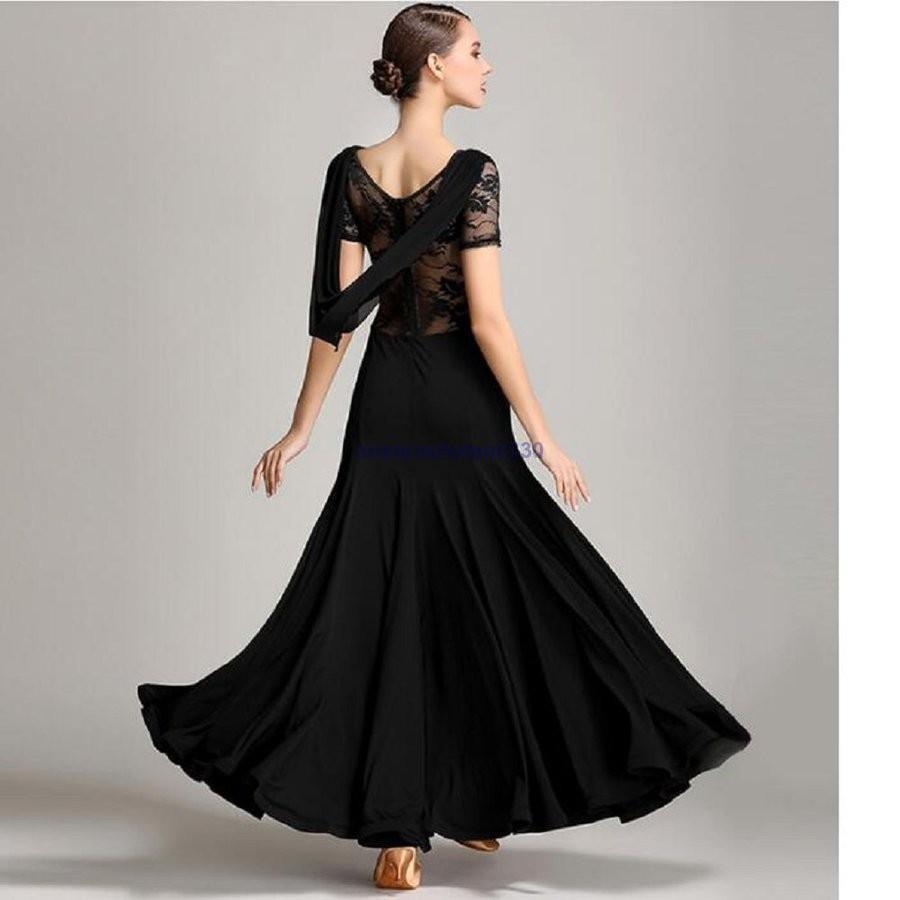 社交ダンス ドレス ワンピース 大きい裾 モダン ラテン ラテンドレス タンゴ ドレス 衣装 ダンス衣装 衣装 社交ダンス ダンス 全4色 ワンピース 練習着 