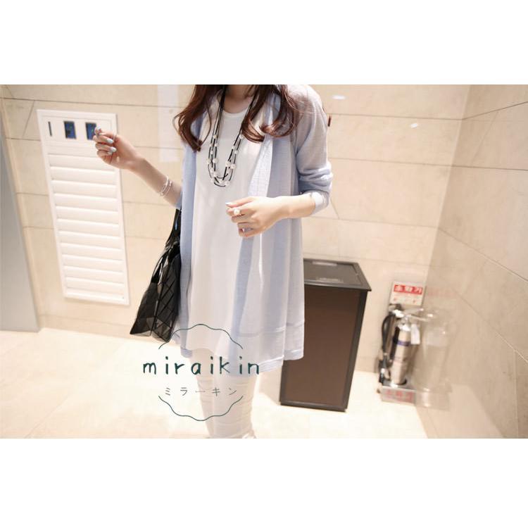 カーディガン レディース ロングカーディガン 春 夏 春夏 きれいめ ニット 黒 冷房対策 大人 コットン ブルー シンプル Vネック ホワイト 長袖 白 