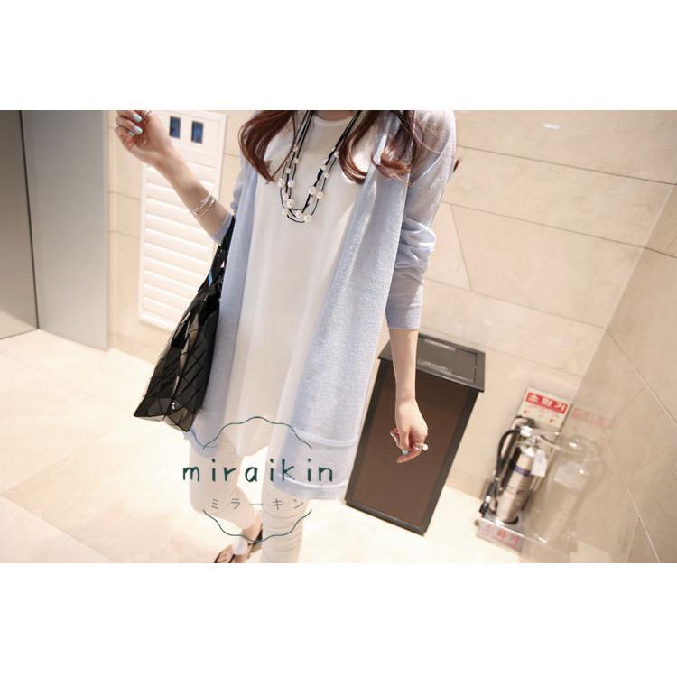 カーディガン レディース ロングカーディガン 春 夏 春夏 きれいめ ニット 黒 冷房対策 大人 コットン ブルー シンプル Vネック ホワイト 長袖 白 