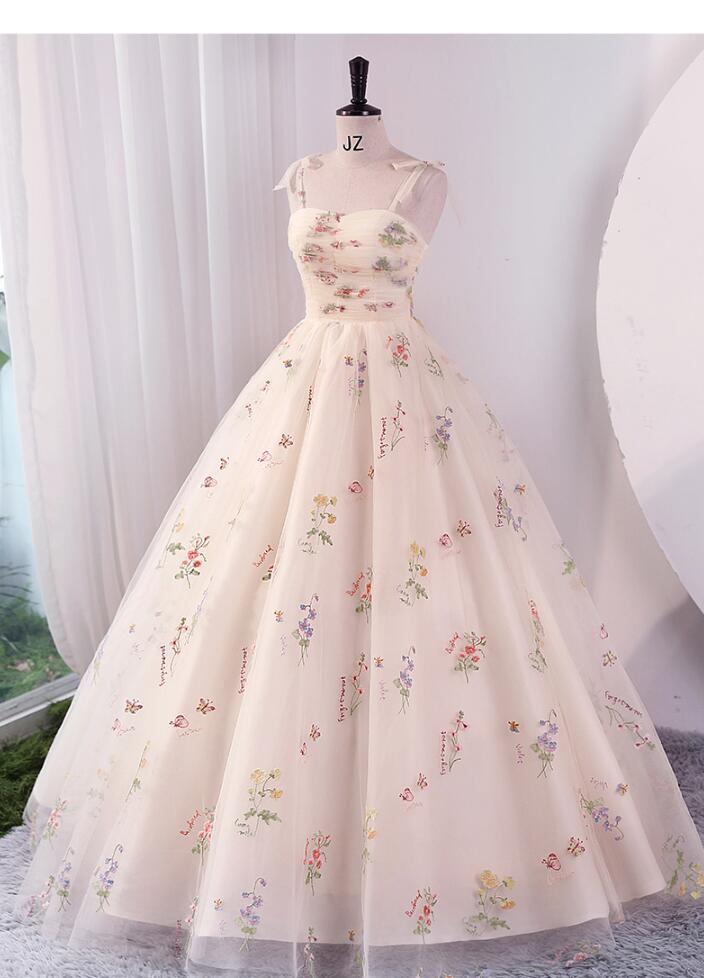 演奏会ドレス ノースリーブ プリント花柄 発表会ドレス イブニングドレス 花柄 編み上げ パーティードレス カクテルドレス レース コンサート 結婚式ドレス 