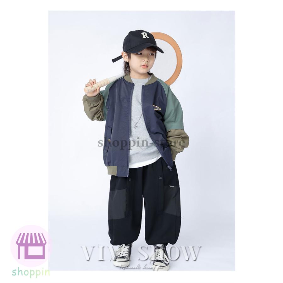 キッズ アウター 長袖 トップス ジャンパー シンプル カジュアル きりかえ 動きやすい ゆったり 着やすい おしゃれ あわせやすい 