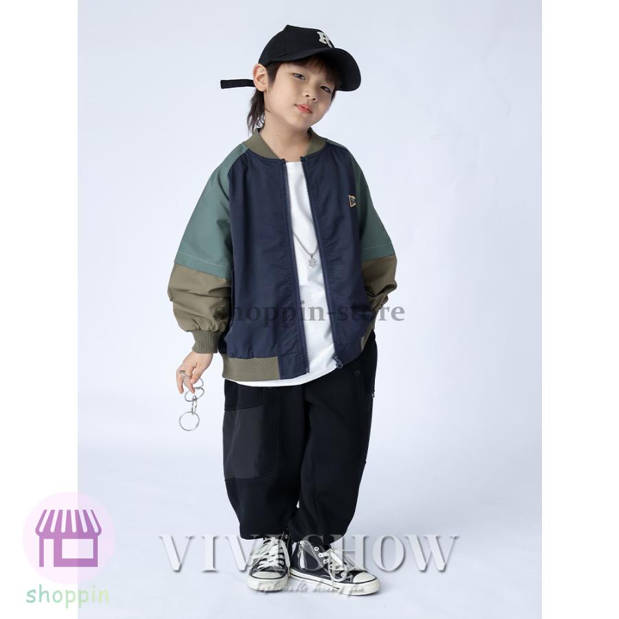 キッズ アウター 長袖 トップス ジャンパー シンプル カジュアル きりかえ 動きやすい ゆったり 着やすい おしゃれ あわせやすい 