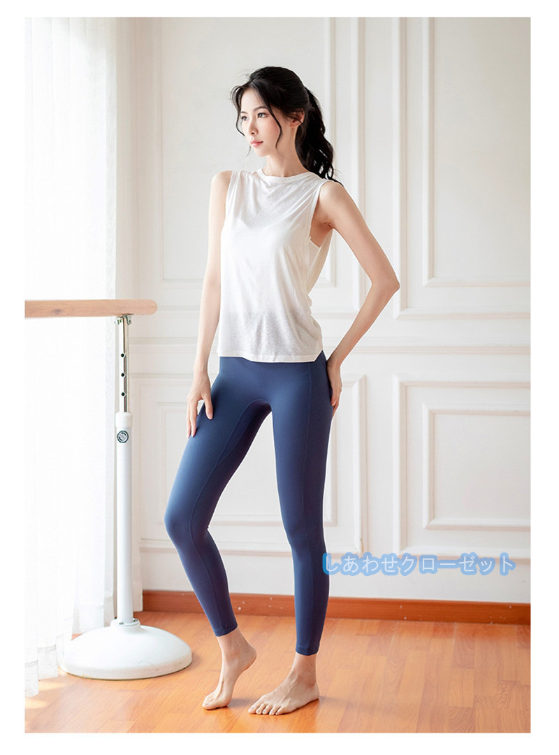ヨガウェア レディース トップス 袖なし Tシャツ ホットヨガ 吸汗 重ね着 かわいい フィットネス 速乾 おしゃれ ランニングウェア スポーツウェア 