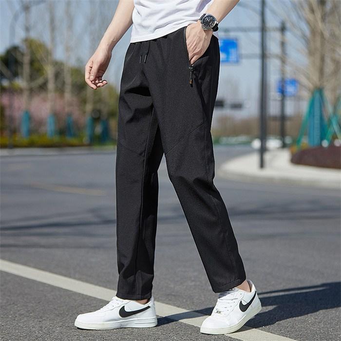 テーパードパンツ メンズ ロングパンツ 無地 ボメンズ カジュアル シンプル 軽量 通学 パンツ きれいめ 通勤 