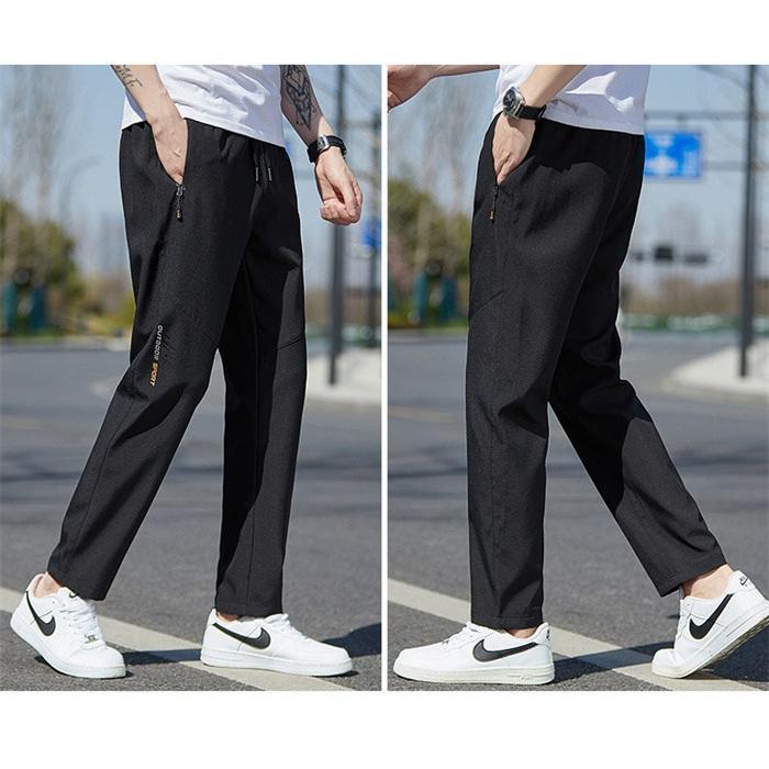 テーパードパンツ メンズ ロングパンツ 無地 ボメンズ カジュアル シンプル 軽量 通学 パンツ きれいめ 通勤 