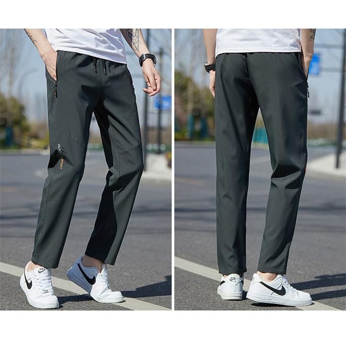 テーパードパンツ メンズ ロングパンツ 無地 ボメンズ カジュアル シンプル 軽量 通学 パンツ きれいめ 通勤 