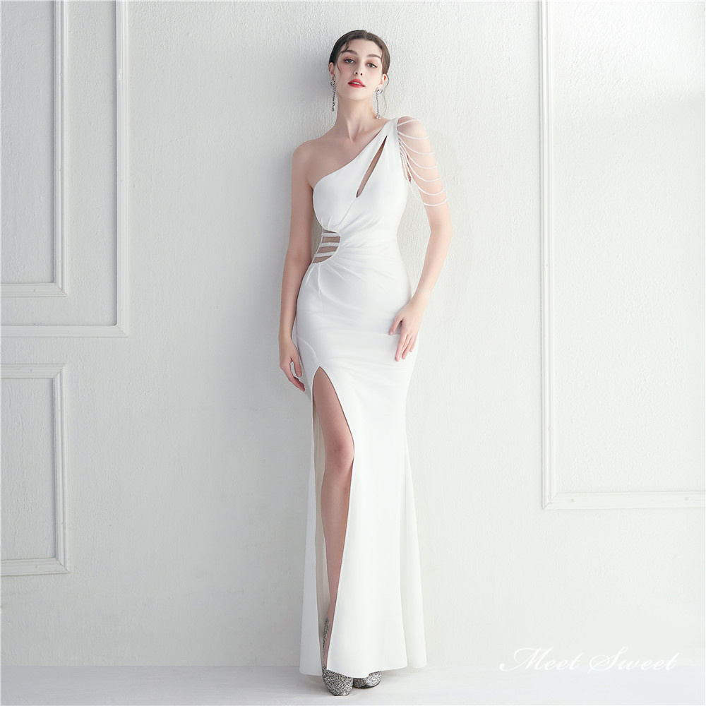 カラードレス ロングドレス マーメイドドレス パーティードレス ウェディングドレス 結婚式 披露宴 袖なし 発表会 ノースリーブ 演奏会 サテン ビーズ 二次会 