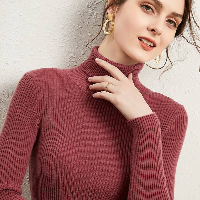 タートルネック ニットセーター レディース 伸縮性 レディース リブ 秋冬服着痩せ トップス リブ セーター タートルネック 新作 暖か おしゃれ 