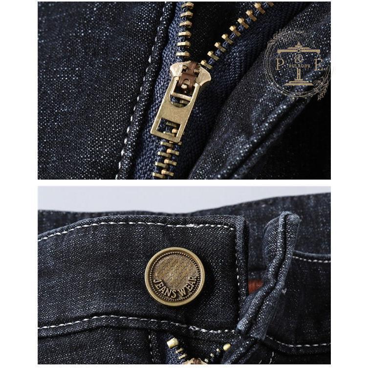 デニムパンツ 裏起毛パンツ メンズ スリムパンツ やや伸縮 暖ズボン 秋冬 暖かい 防風 おしゃれ 防寒 裏起毛 厚手 冬ズボン 暖パン 