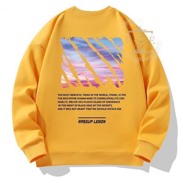 トレーナー メンズ プリントトレーナー 可愛い ふわふわ トレーナー 厚手 韓国風 男性 暖かい 秋冬 新作 お揃い クルーネック 